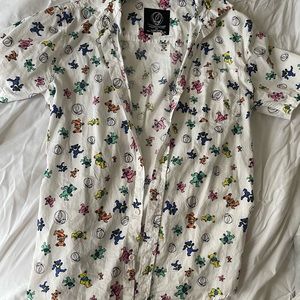 Grateful dead short sleeved button down